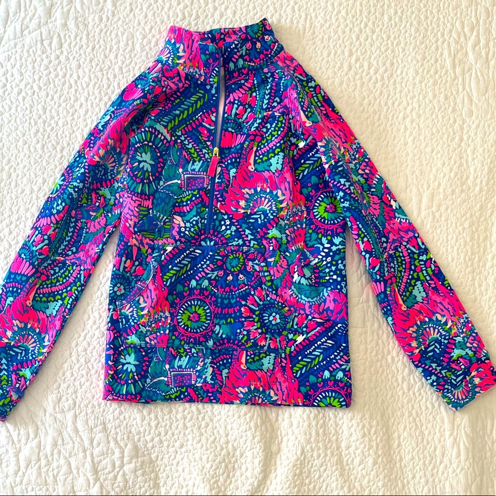 Lilly Pulitzer Kids Jacket in Pink and Blue